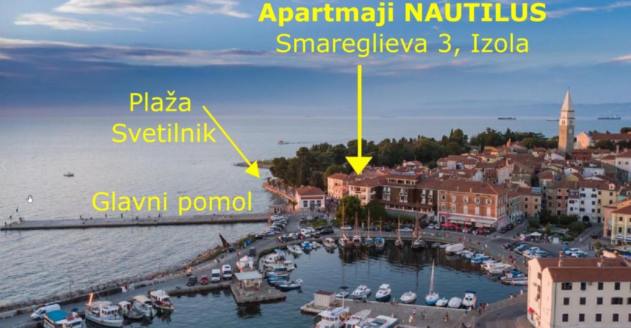 Apartments Nautilus, Nearby Beach Svetilnik Izola Ngoại thất bức ảnh